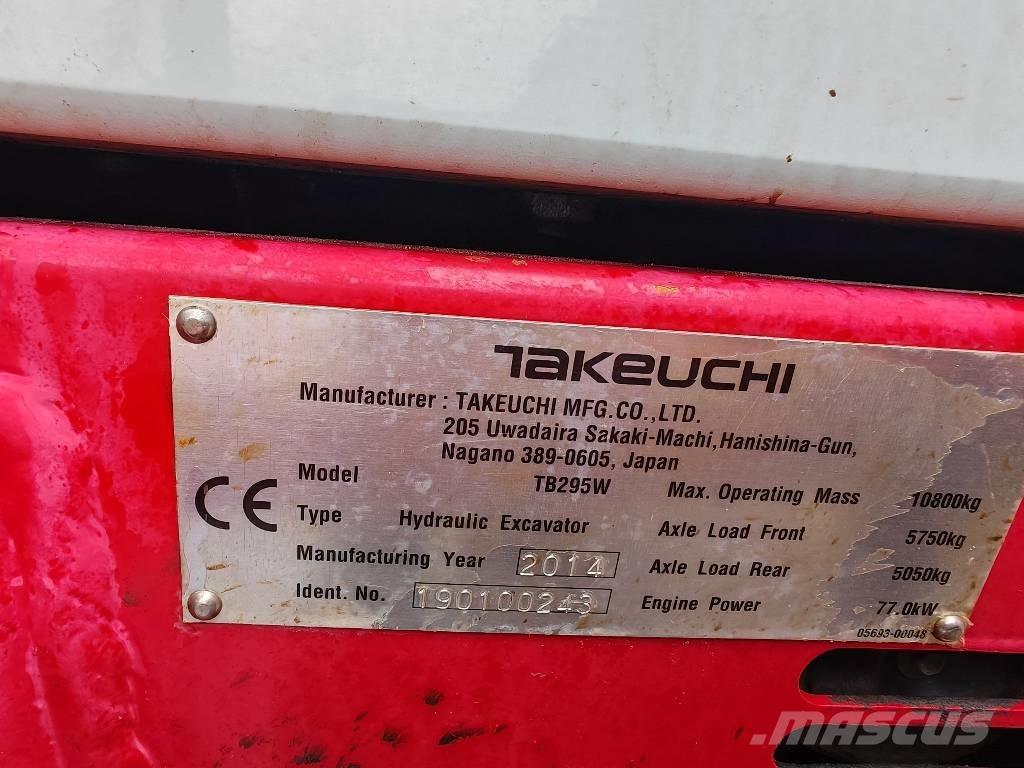 Takeuchi TB295W Колёсные экскаваторы