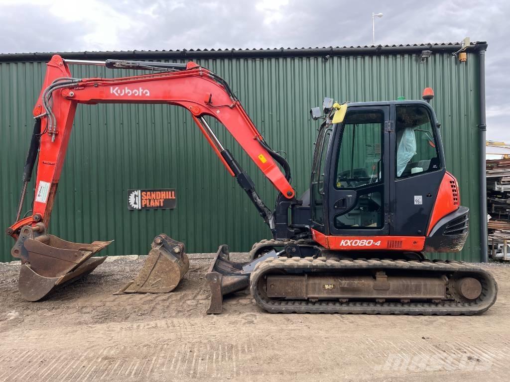 Kubota KX 080-4 Малые экскаваторы 7т-12т