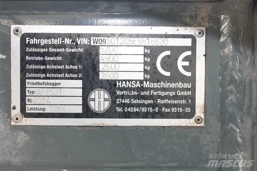 Hansa APZ 531 Колёсные экскаваторы