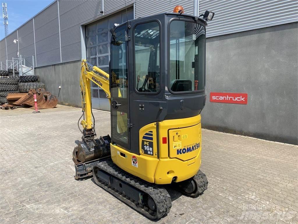 Komatsu PC16R-3 Колёсные экскаваторы
