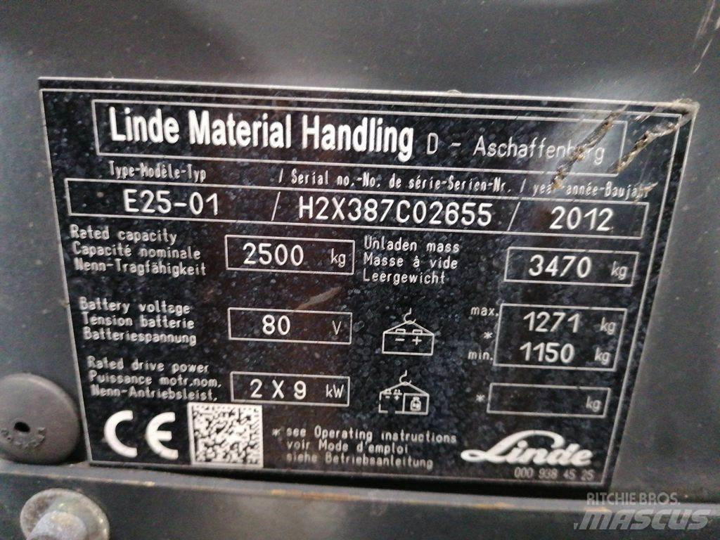 Linde E25-01 Электропогрузчики