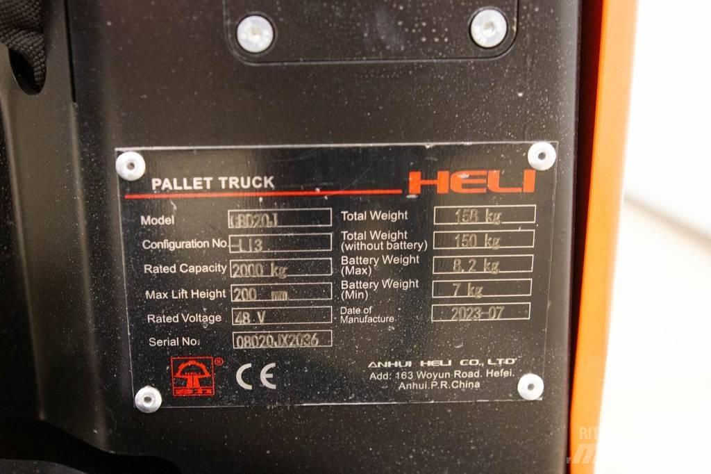 Heli CBD 20 Ручные электрические тележки