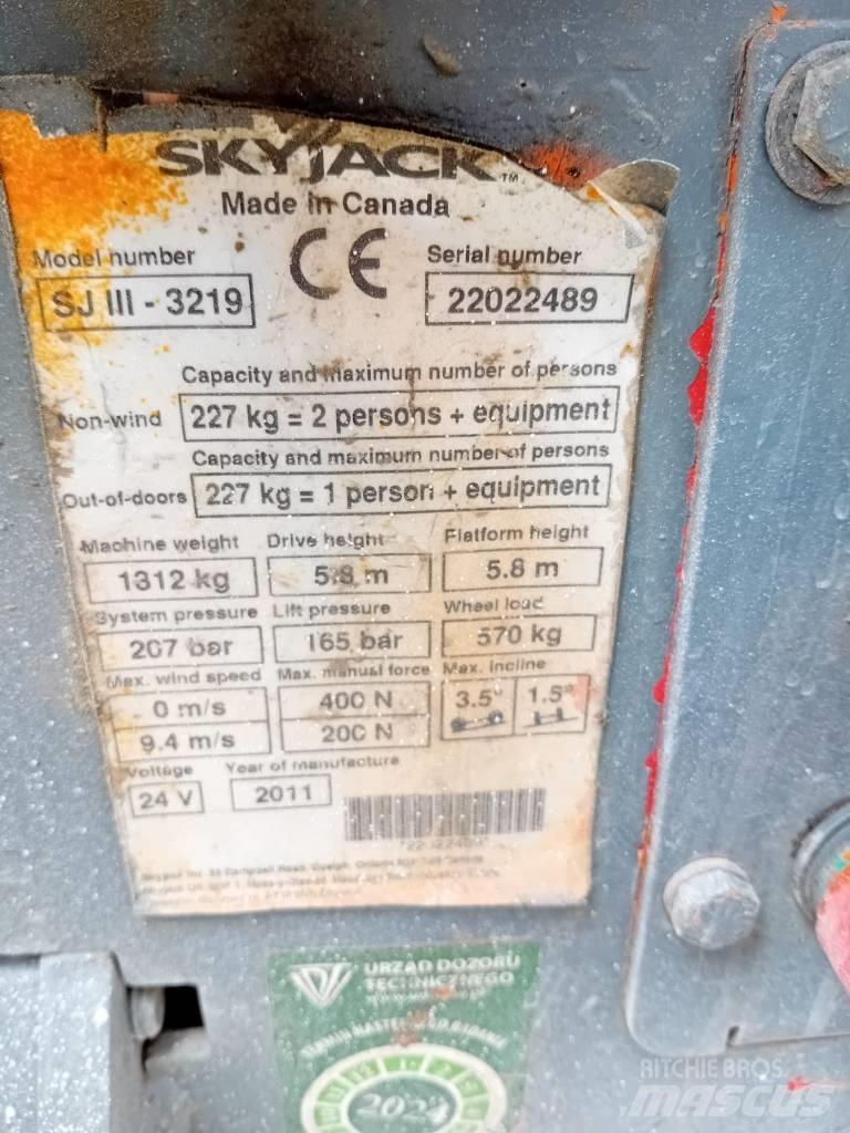 SkyJack 3219 SJ Ножничные подъемники