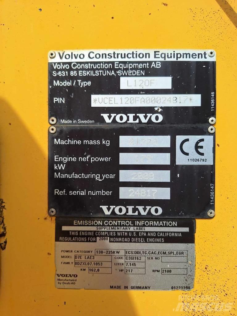 Volvo L 120 F Фронтальные погрузчики