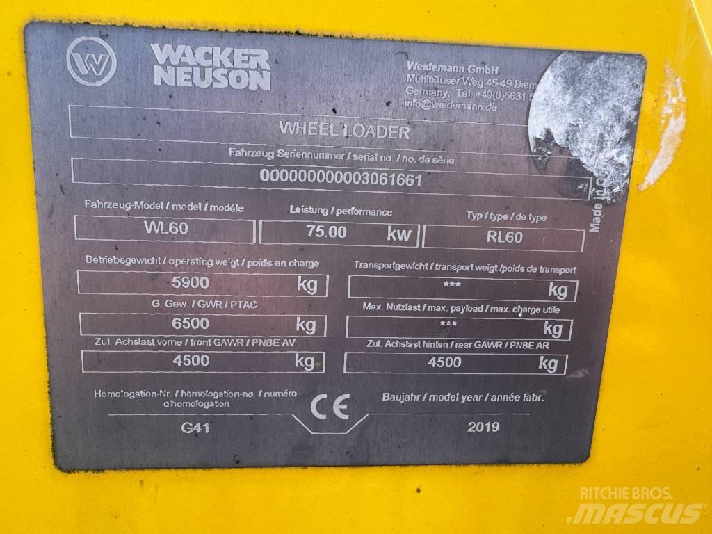 Wacker Neuson WL60 Фронтальные погрузчики