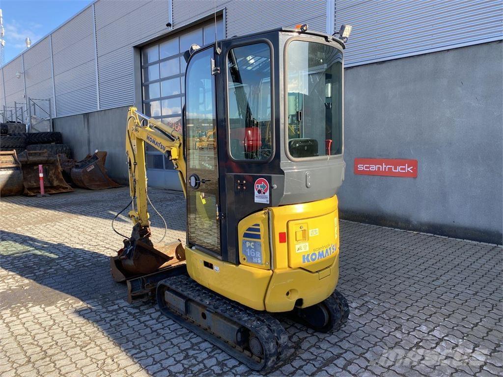 Komatsu PC16R-3HS Колёсные экскаваторы