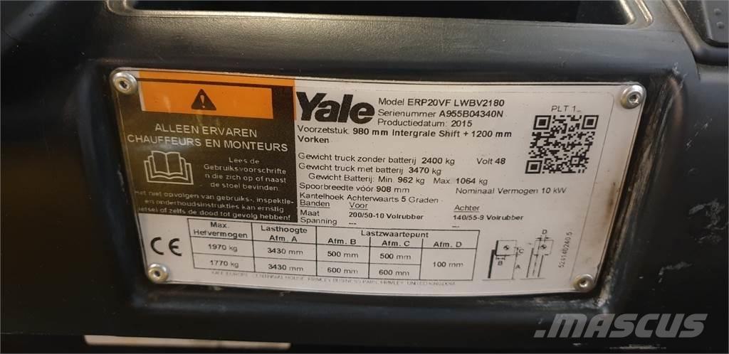 Yale ERP20VF 2014 Электропогрузчики