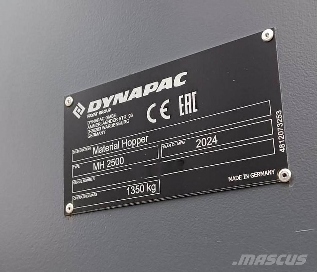 Dynapac MH2500 Кормушки для животных
