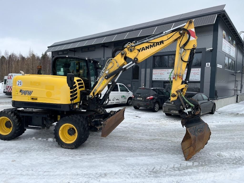Yanmar B 95 W Колёсные экскаваторы