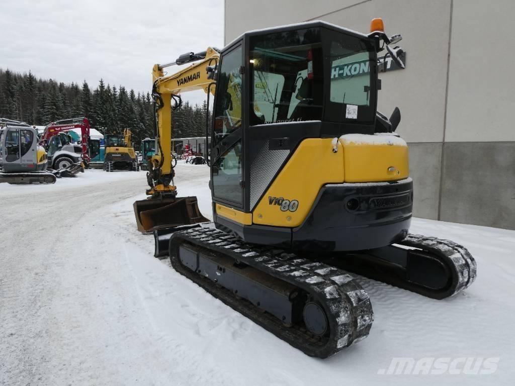 Yanmar Vio 80-1A Малые экскаваторы 7т-12т