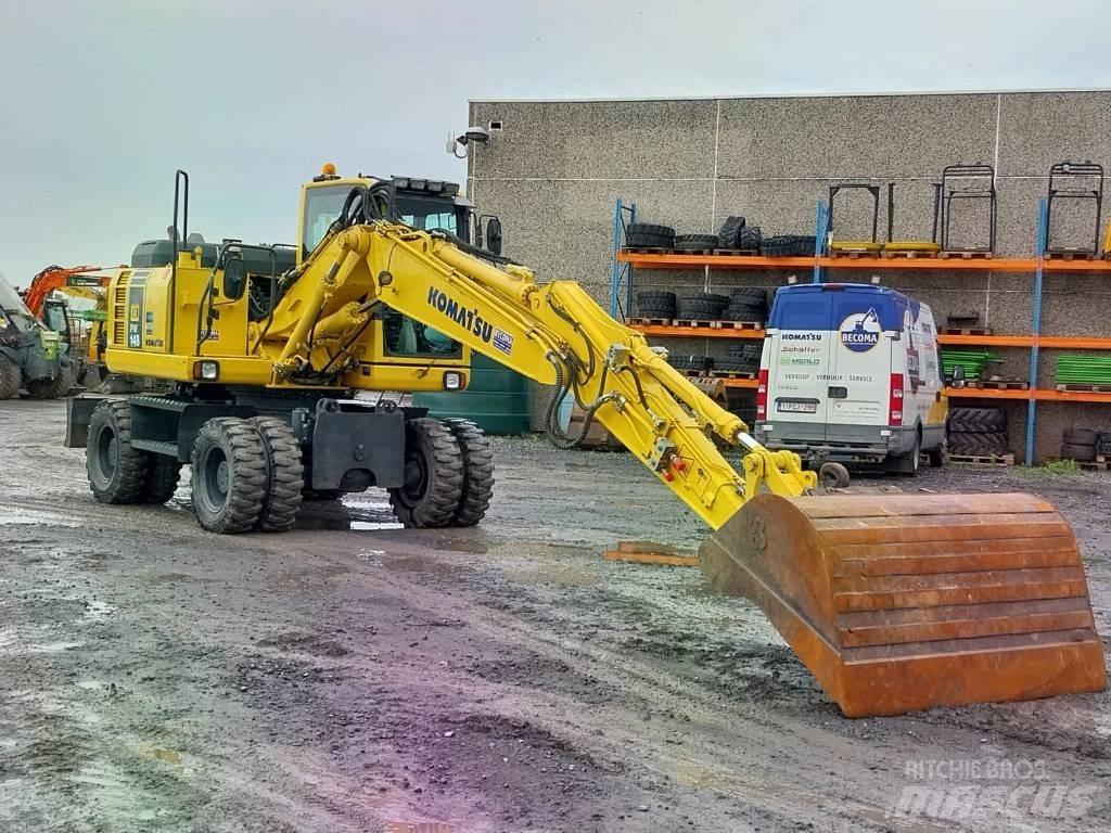 Komatsu PW148-8 Колёсные экскаваторы