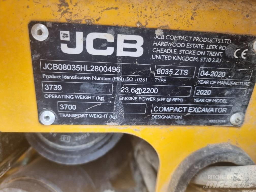 JCB 8035 ZTS Мини-экскаваторы
