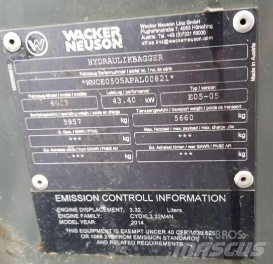 Wacker Neuson 6003 Гусеничные экскаваторы