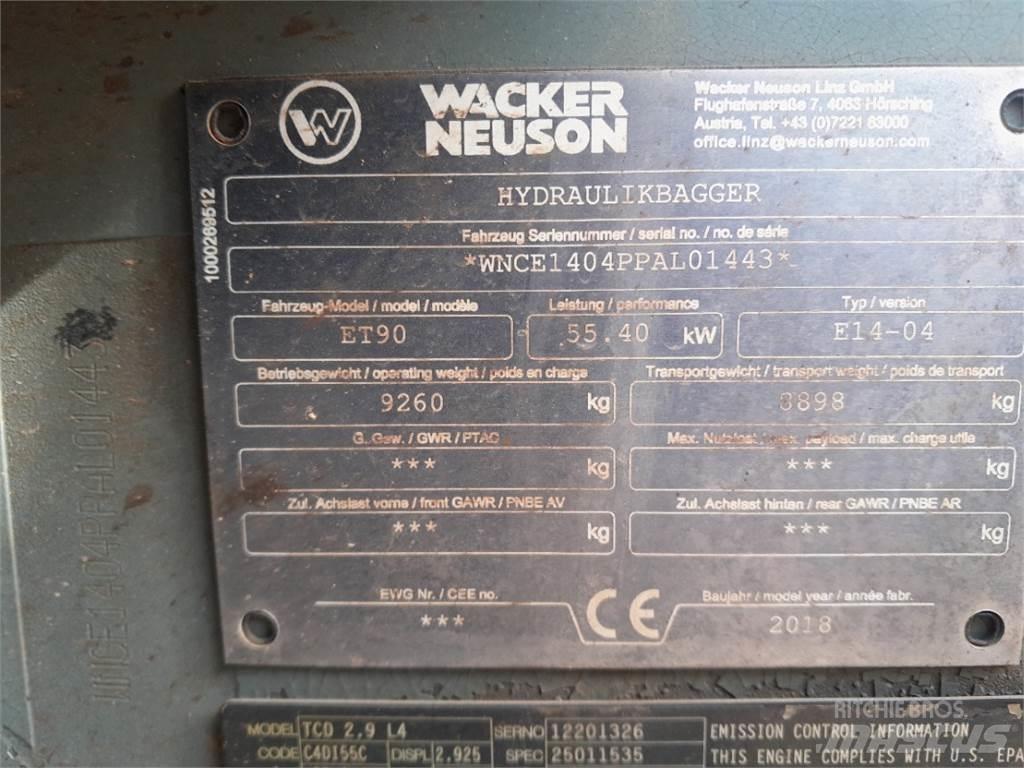 Wacker Neuson ET90 Мини-экскаваторы