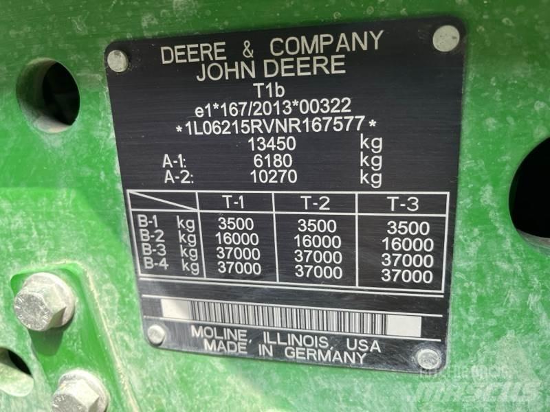 John Deere 6R215 Трактора