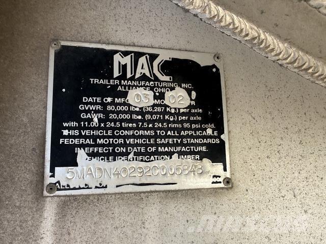 MAC END DUMP Прочие прицепы
