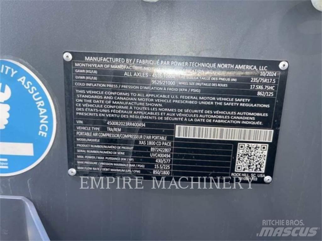 Atlas Copco XAS1800CD Воздушные компрессоры