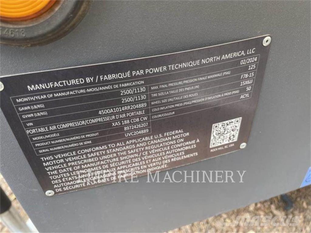 Atlas Copco XAS188CD Воздушные компрессоры