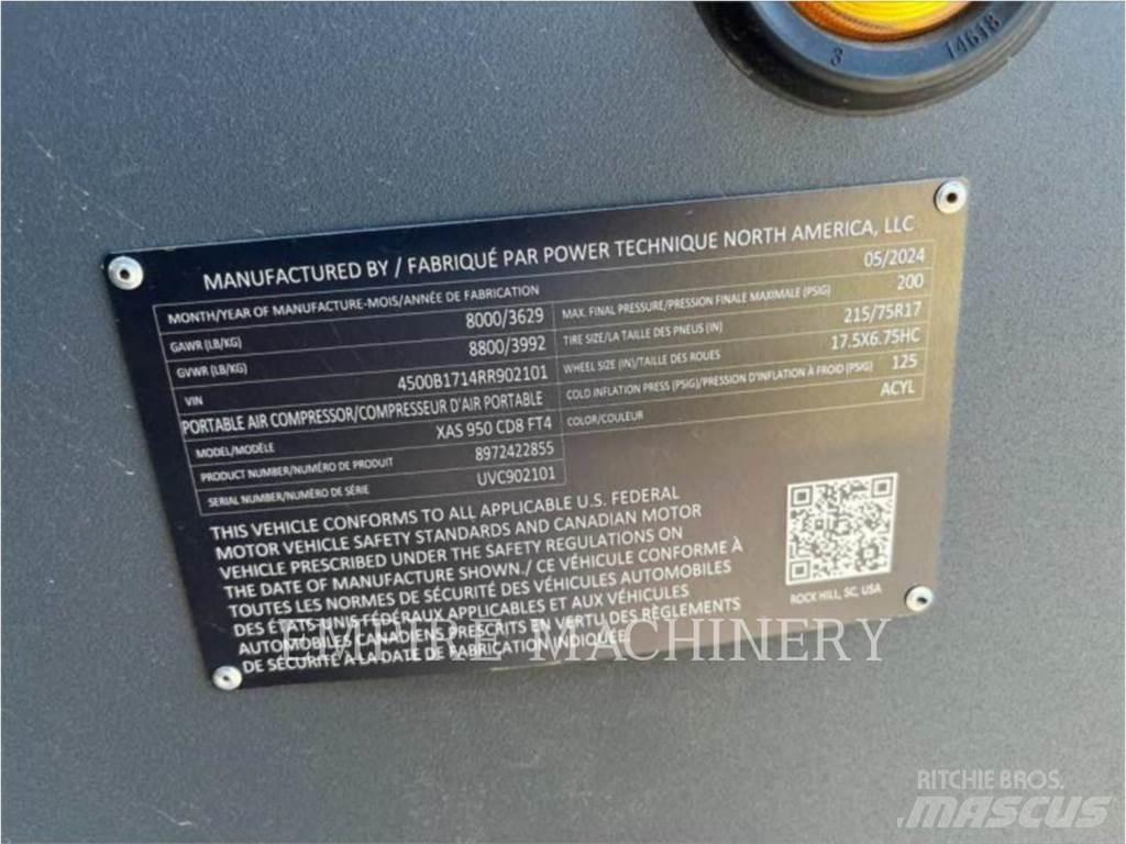 Atlas Copco XAS950CD Воздушные компрессоры