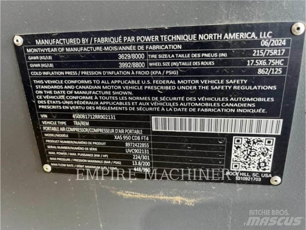 Atlas Copco XAS950CD Воздушные компрессоры