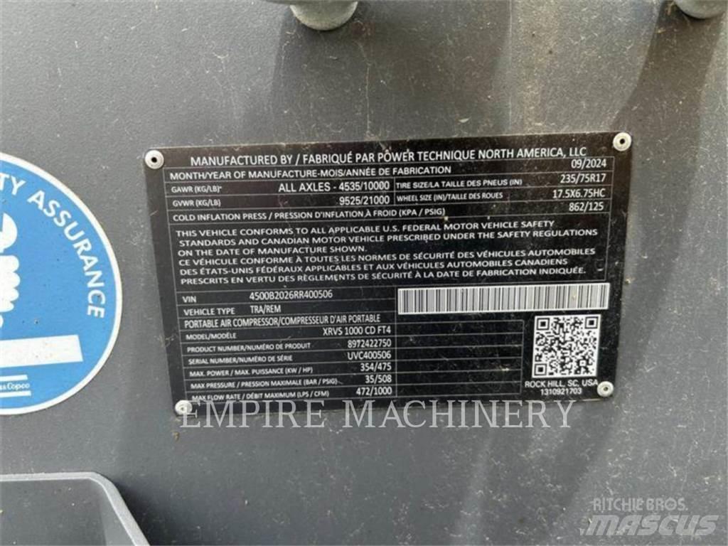 Atlas Copco XRVS1000CD Воздушные компрессоры