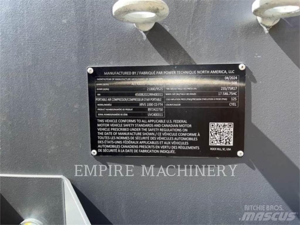 Atlas Copco XRVS1000CD Воздушные компрессоры