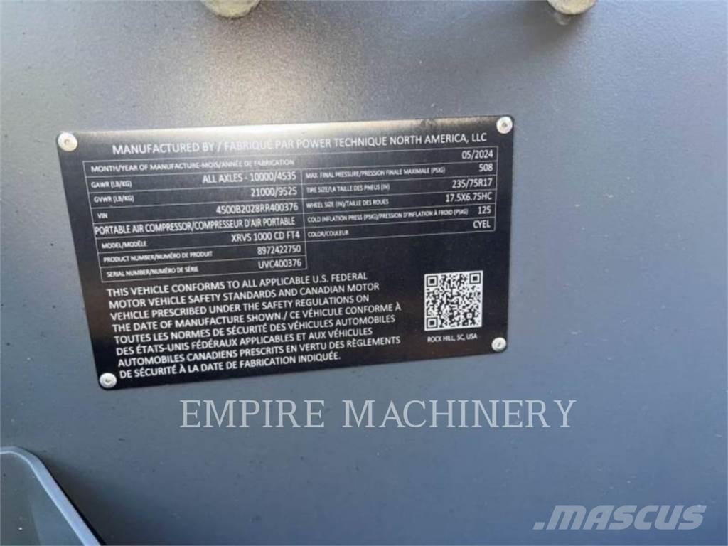 Atlas Copco XRVS1000CD Воздушные компрессоры