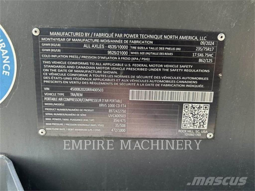 Atlas Copco XRVS1000CD Воздушные компрессоры