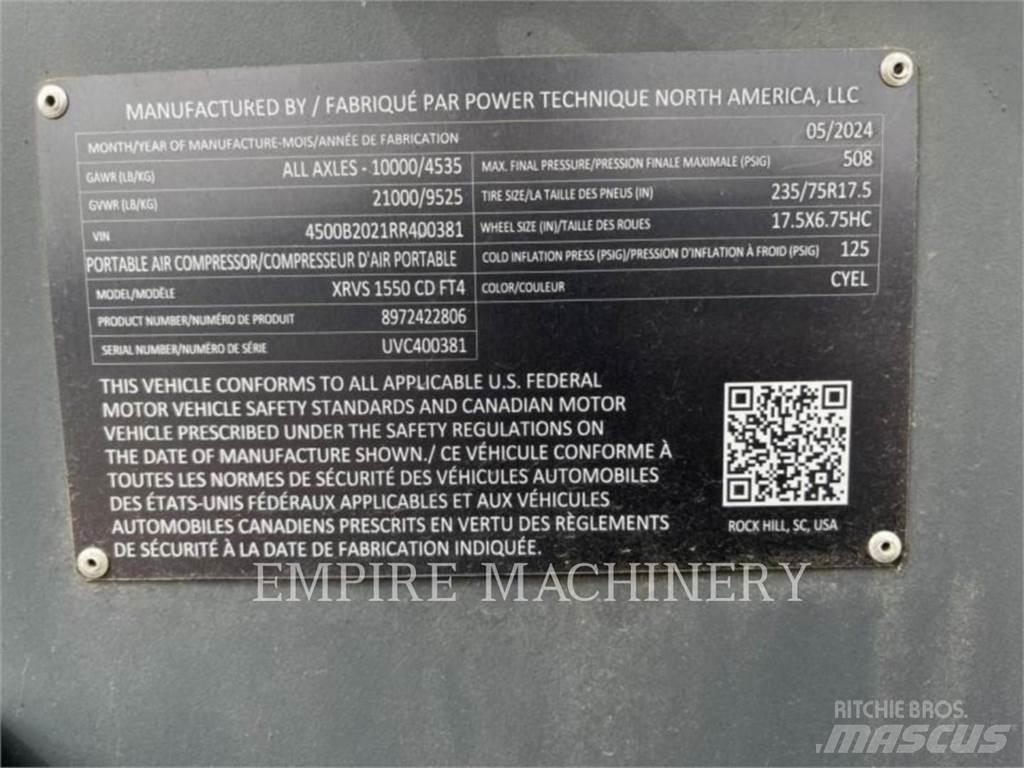 Atlas Copco XRVS1550CD Воздушные компрессоры
