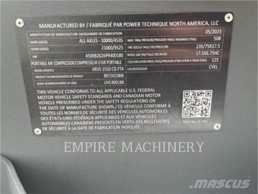 Atlas Copco XRVS1550CD Воздушные компрессоры
