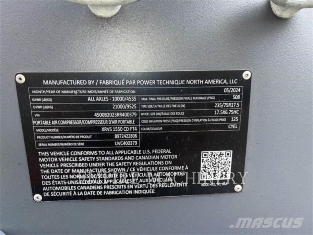 Atlas Copco XRVS1550CD Воздушные компрессоры