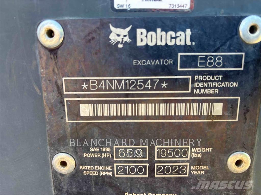 Bobcat E88 Гусеничные экскаваторы