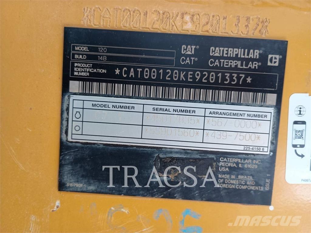 CAT 120 Грейдеры