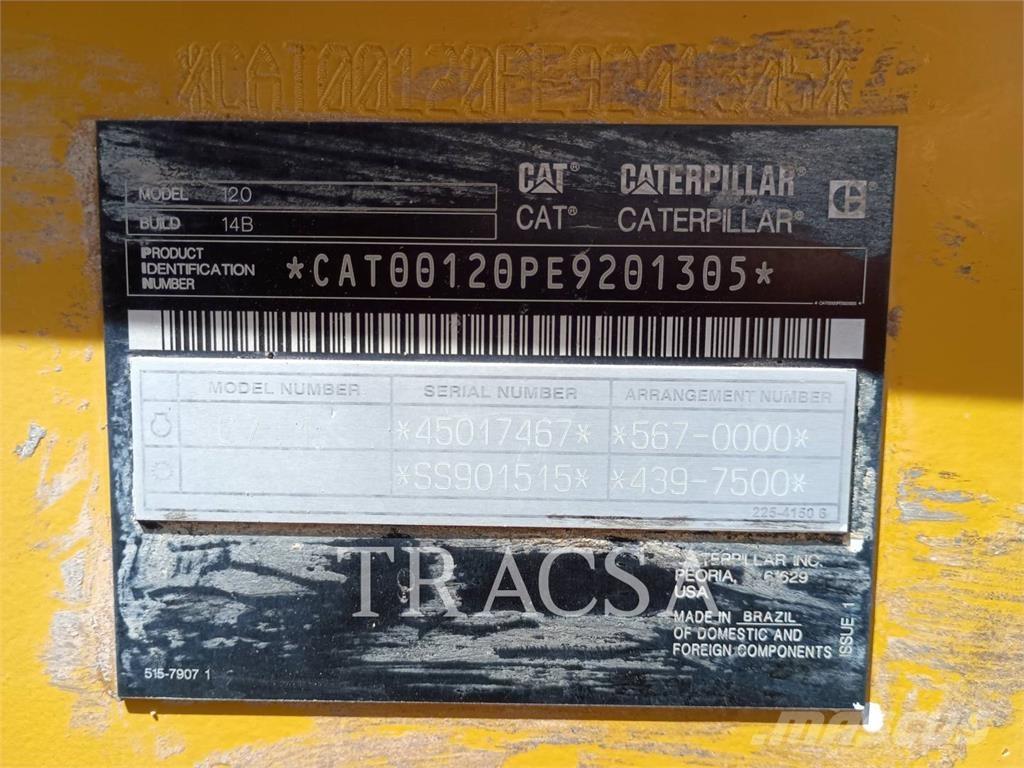CAT 120 Грейдеры