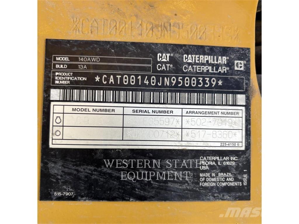 CAT 140 Грейдеры