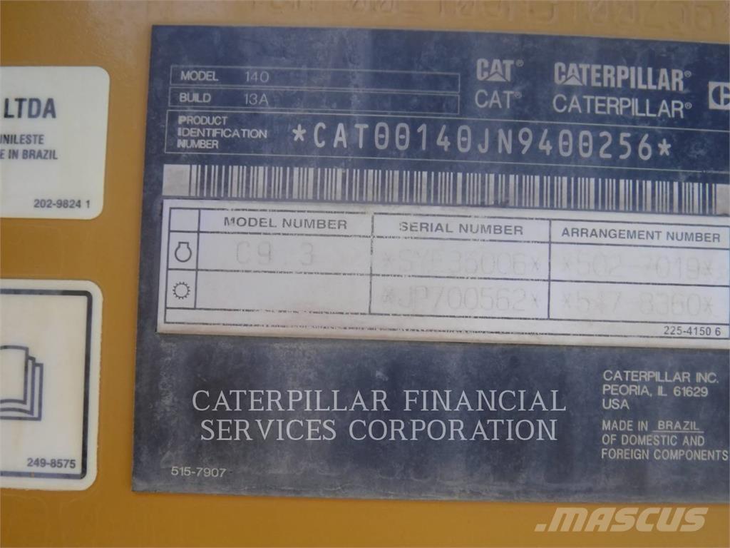 CAT 140-13 Грейдеры