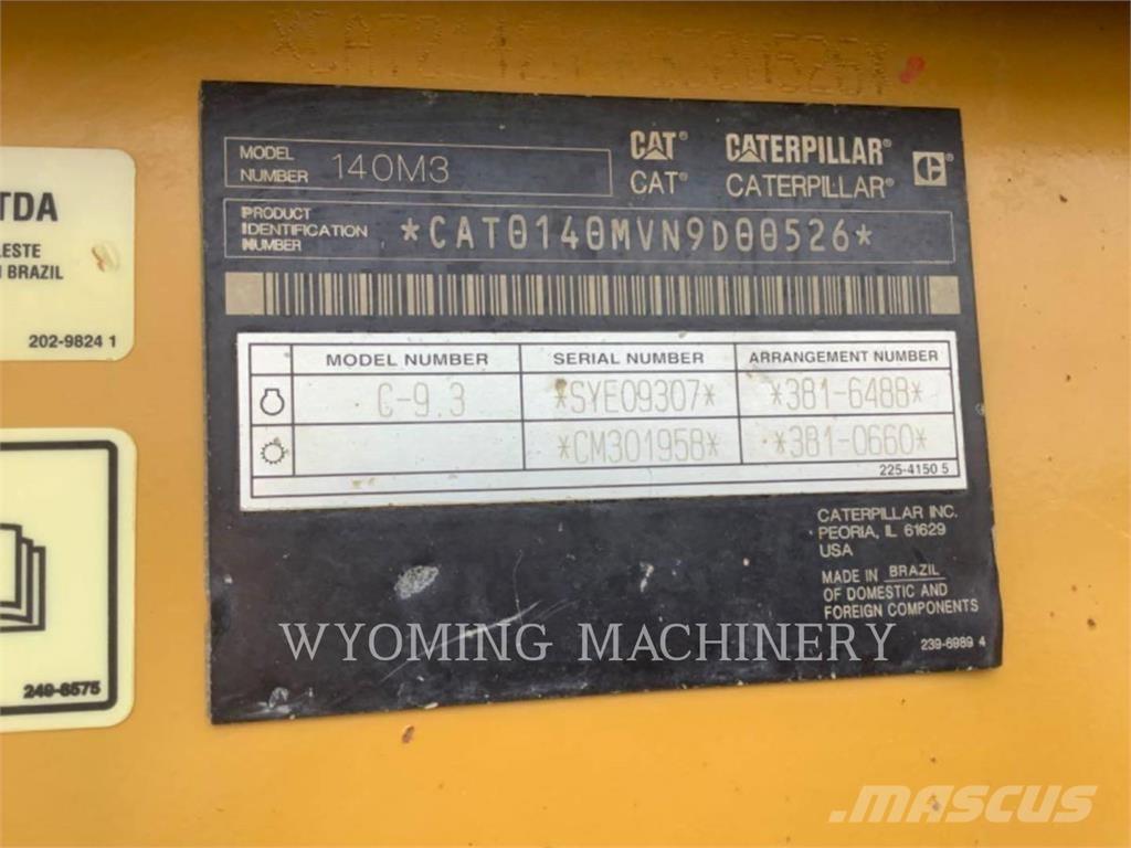 CAT 140M3 Грейдеры
