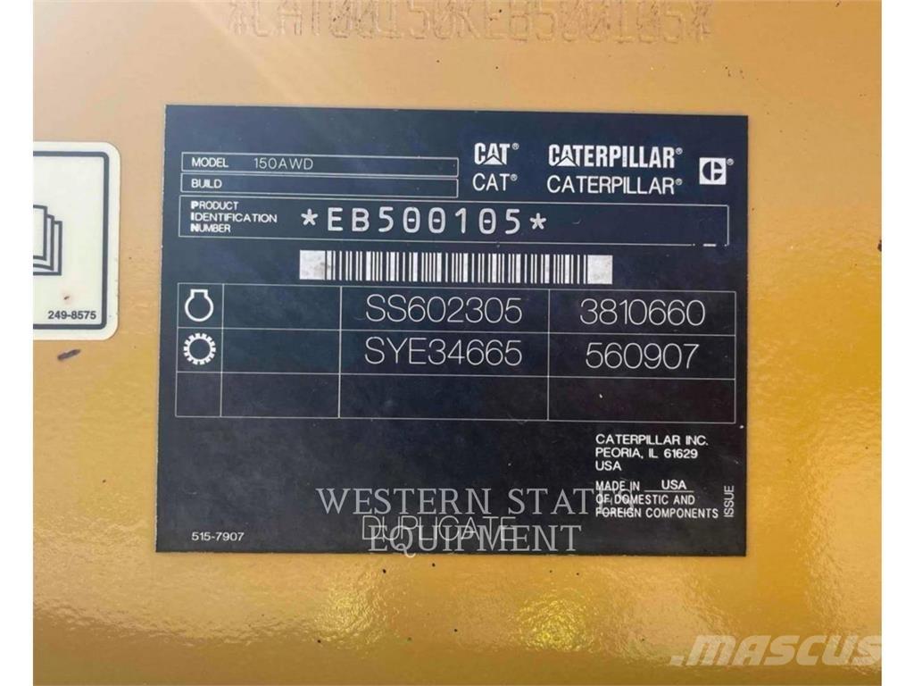 CAT 150 AWD Грейдеры