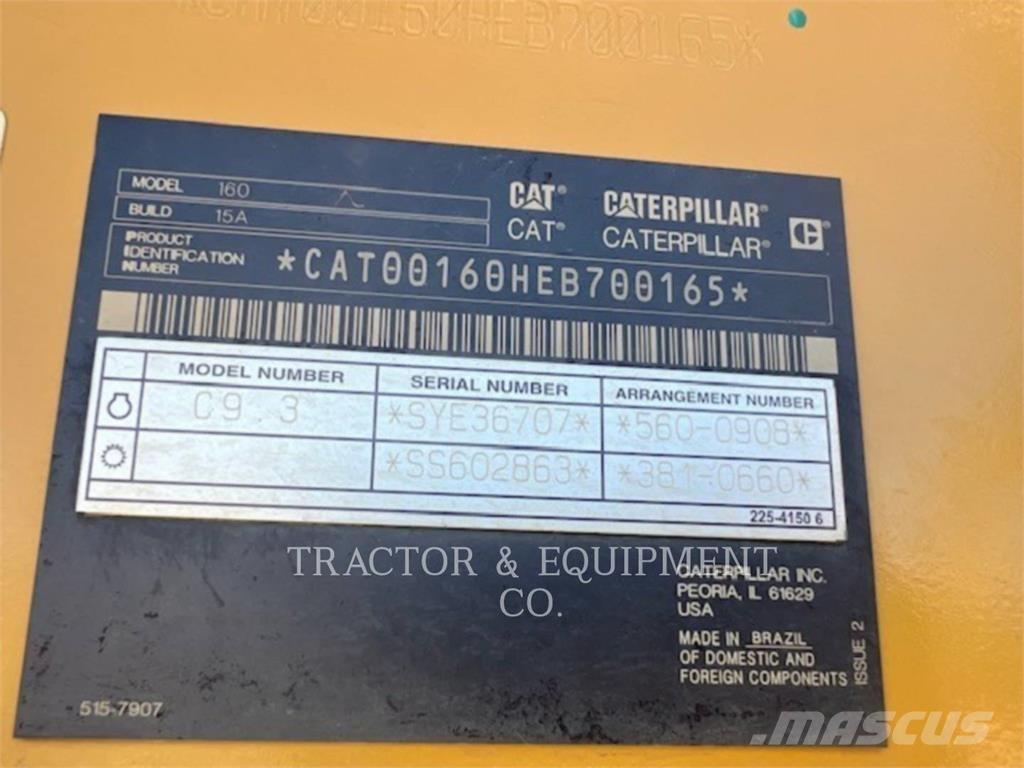CAT 160-15AWD Грейдеры