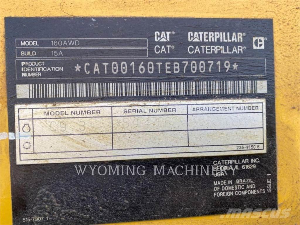 CAT 160 AWD Грейдеры