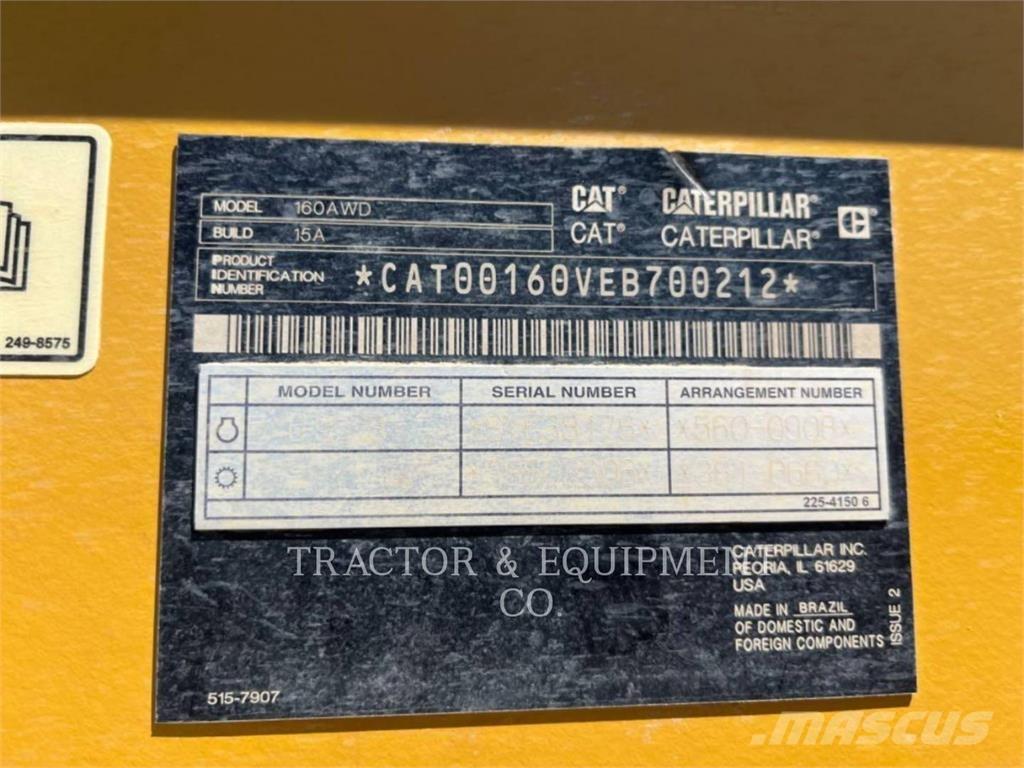 CAT 160 AWD Грейдеры