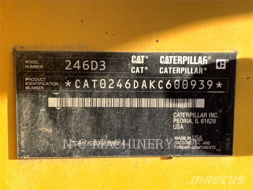 CAT 246D3 H3CB Мини-погрузчики