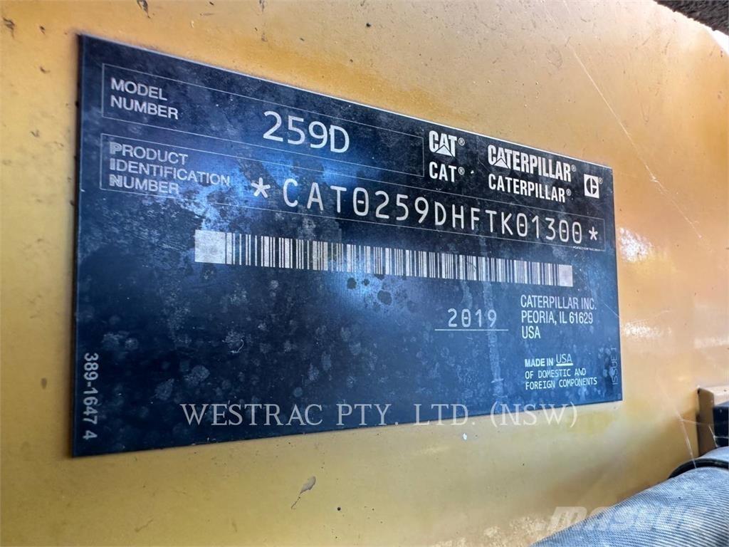 CAT 259D Гусеничные фронтальные погрузчики
