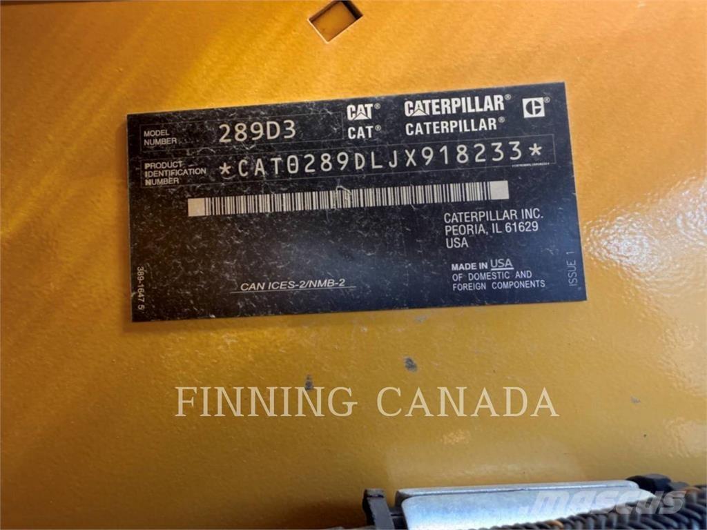 CAT 289D3 Гусеничные фронтальные погрузчики