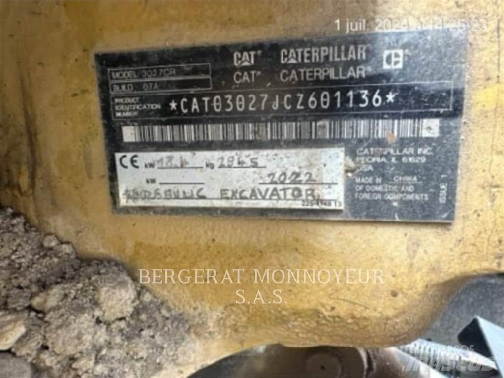 CAT 302.7 Гусеничные экскаваторы