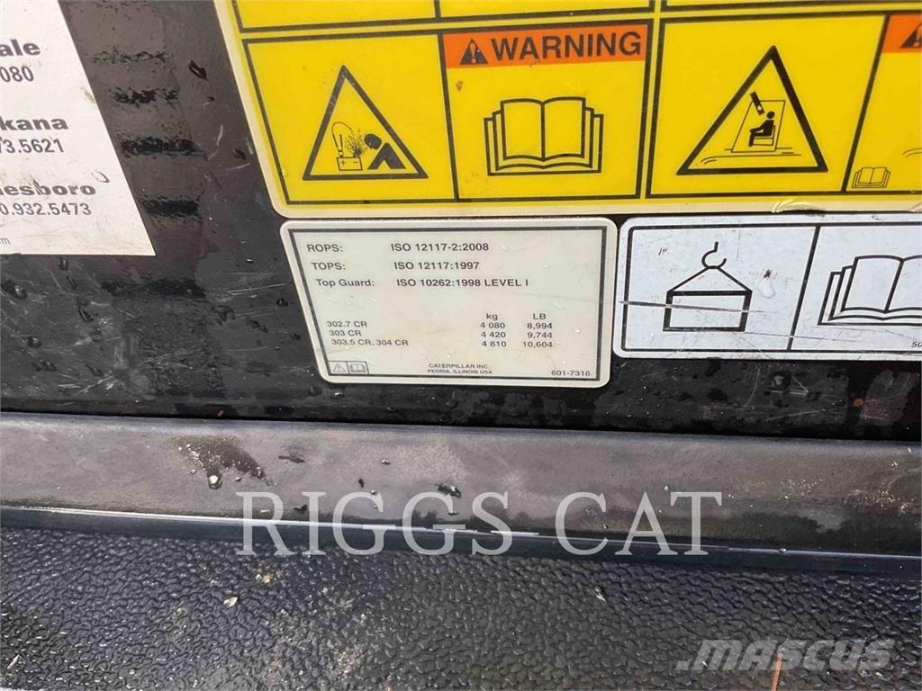 CAT 302.707CR Гусеничные экскаваторы