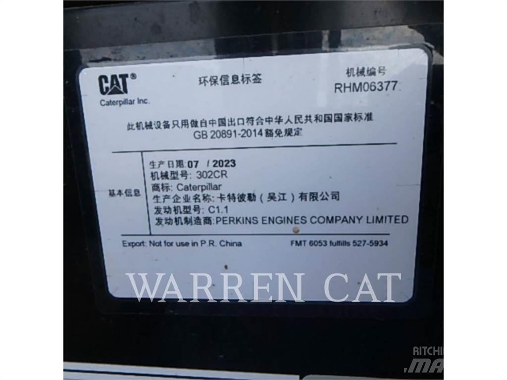 CAT 302 CR Гусеничные экскаваторы
