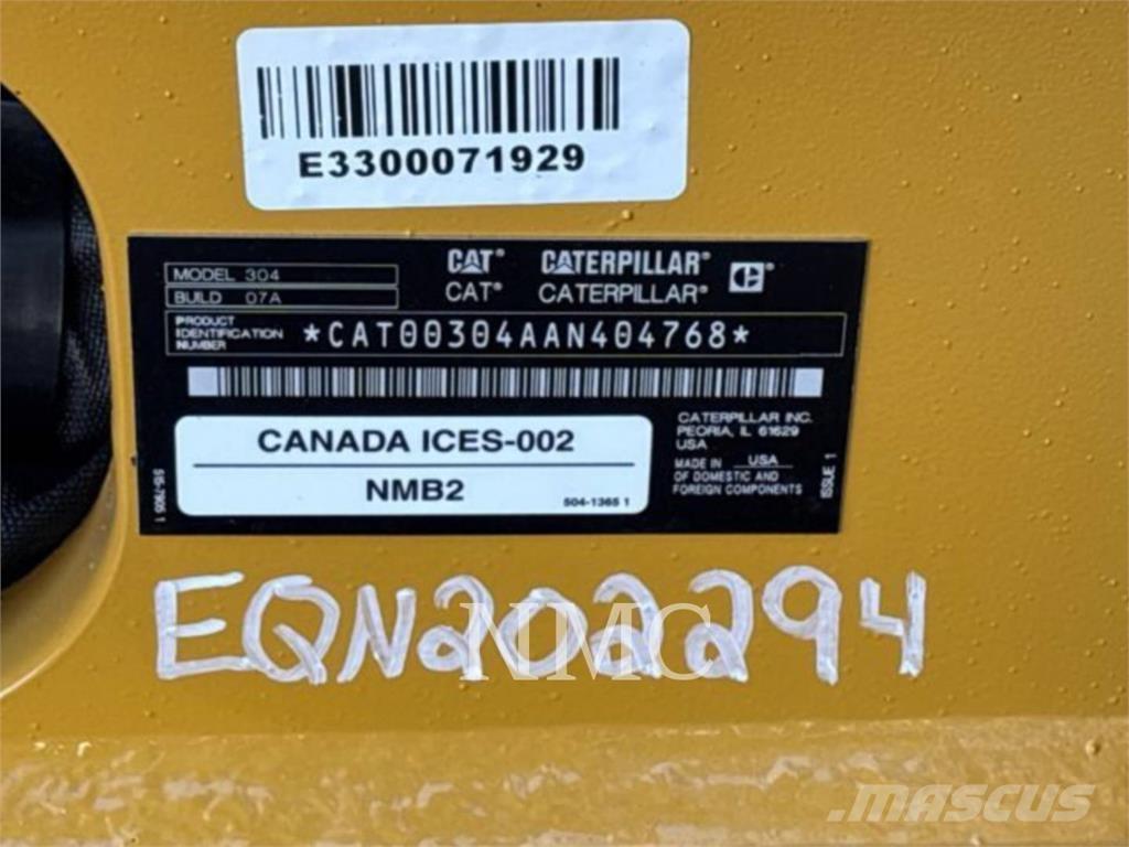 CAT 304-07 Гусеничные экскаваторы