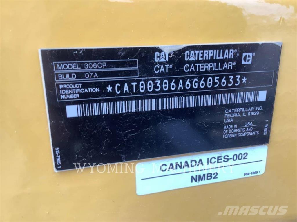 CAT 306 Гусеничные экскаваторы