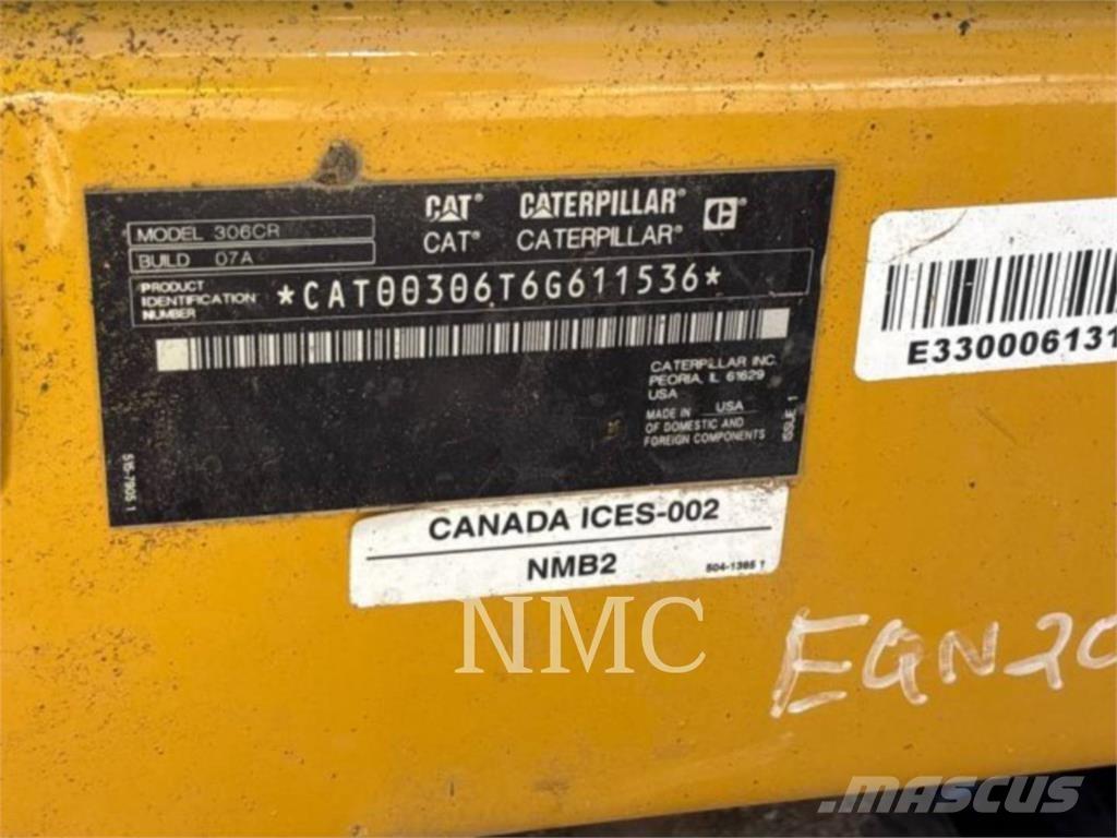 CAT 306-07CR Гусеничные экскаваторы